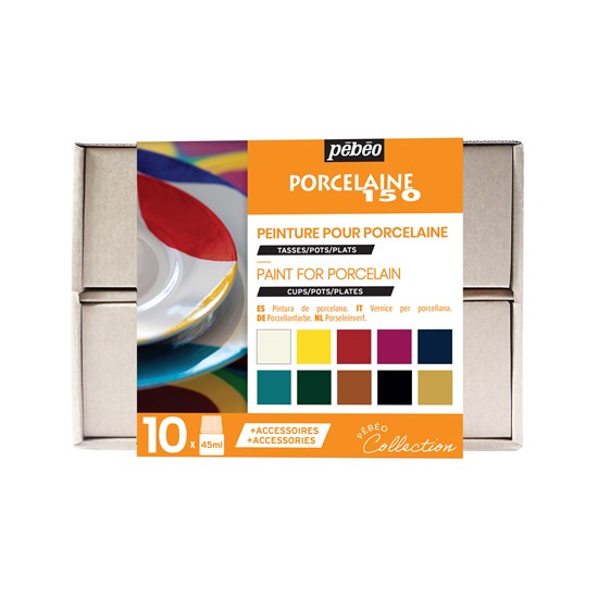 Ens collection - porcelaine 150 - 10x45ml