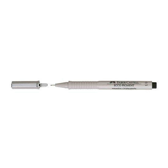 Marqueur fineliner ecco pigment 0.3mm noir