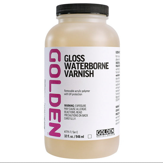 Polymer gloss acrylic varnish - 32 oz