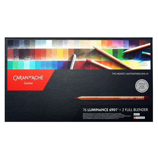 Set of 76 Colored Pencils Luminance 6901