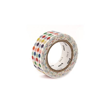 Washi Tape Colorful Dot - 15mm x 7m