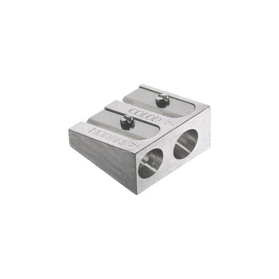 Taille-crayon métal 2 trous