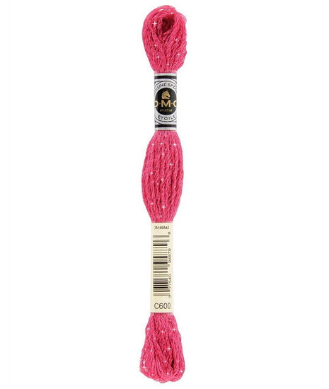 Embroidery floss - glitter - very dark cranberry