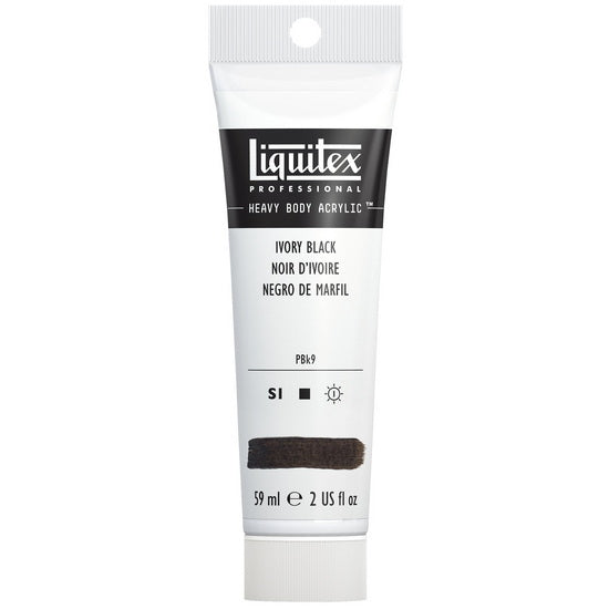 Acrylique hv - 2oz - noir d'ivoire - s1
