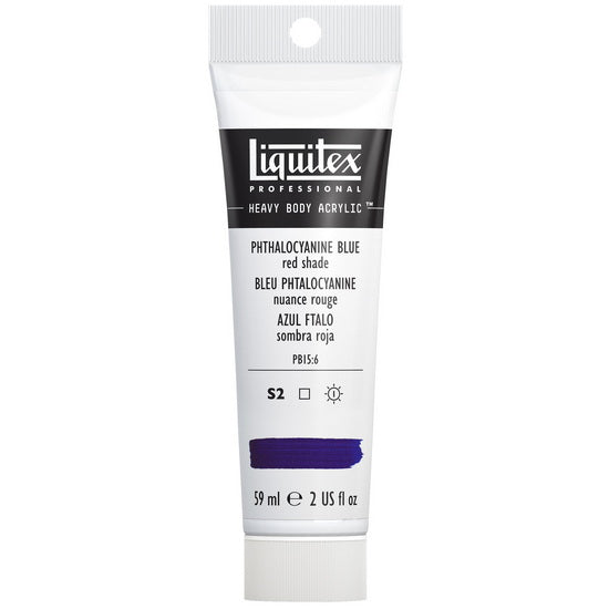 Acrylique hv - 2oz - bleu phtalocyanine nuance rouge - s2