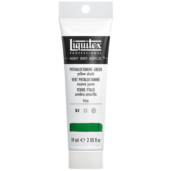 Acrylique hv - 2oz - vert phtalocyanine nuance jaune - s1