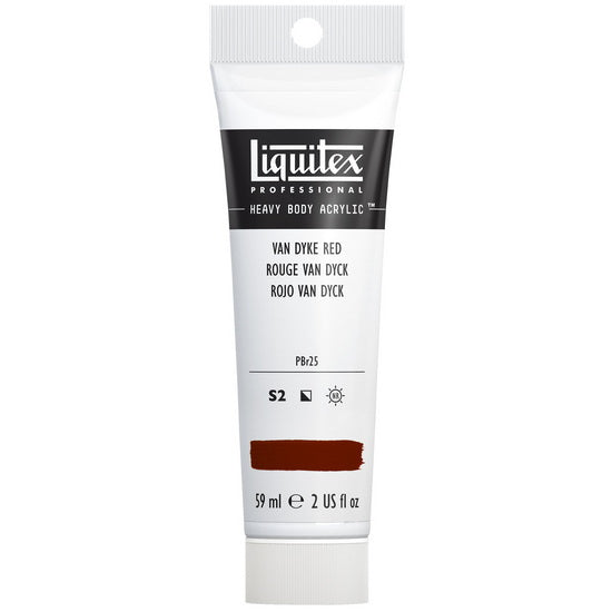 Acrylique hv - 2oz - rouge van dyke imitation - s2