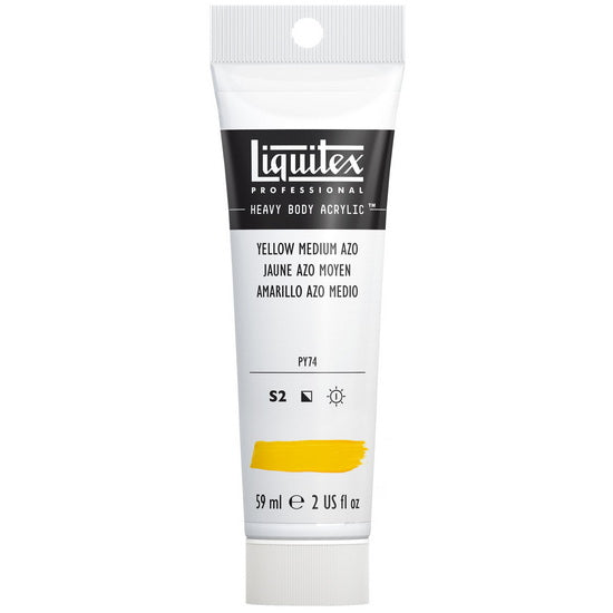 Acrylic hb - 2oz - azo medium yellow - s2