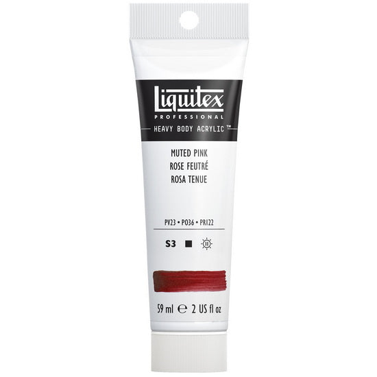 Acrylique hv - 2oz - rose feutré - s3