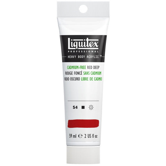 Acrylique hv - 2oz - rouge foncé sans cadmium - s4
