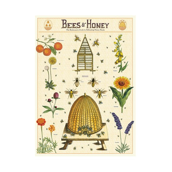 Bees and Honey Poster - 20x28in