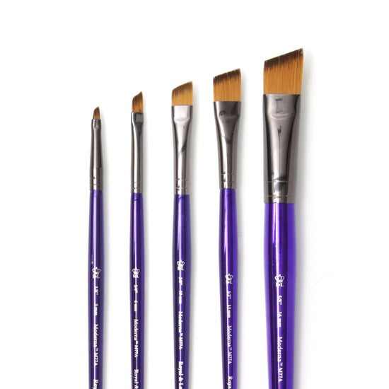 Moderna Brush Short Handle Angle Shader 3/8"