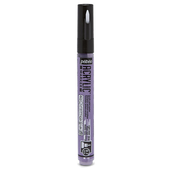 Marqueur acrylique - decomarker - 0.7 mm - lavande