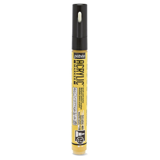 Paint marker - decomarker - 1.2mm - dark yellow