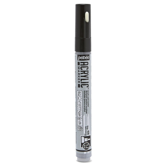 Marqueur acrylique - decomarker - 1.2mm - gris