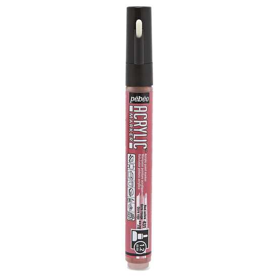 Marqueur acrylique - decomarker - 1.2mm - sanguine