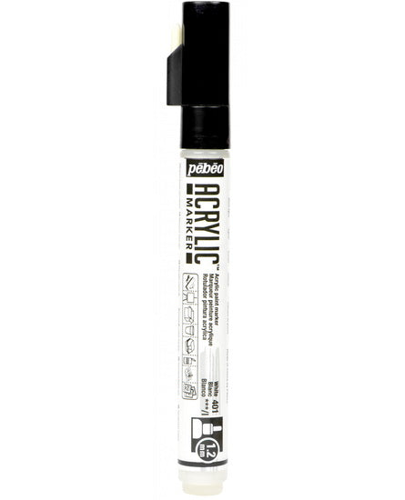 Marqueur acrylique - decomarker - 1.2mm - blanc