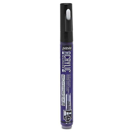 Marqueur acrylique - decomarker - ronde 4mm - violet