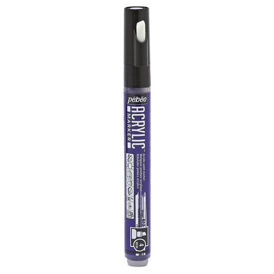 Marqueur acrylique - decomarker - biseau 4mm - violet