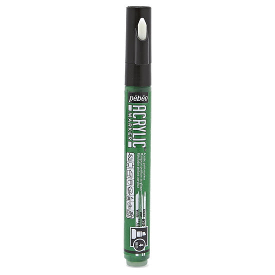 Marqueur acrylique - decomarker - biseau 4mm - vert
