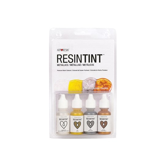 Ens. 4 resintint - métallisé