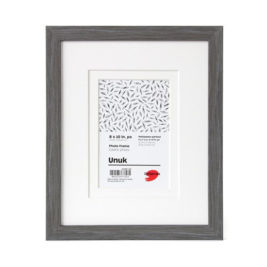 Cadre photo gris - 5x7/4x6po
