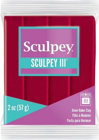 Pâte à modeler sculpey iii - rouge ounce