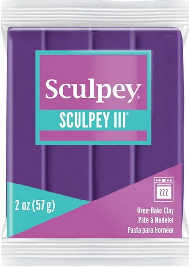 Sculpey III Oven-Bake Clay - PURPLE OUNCE