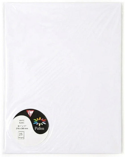 Papier pollen - blanche.