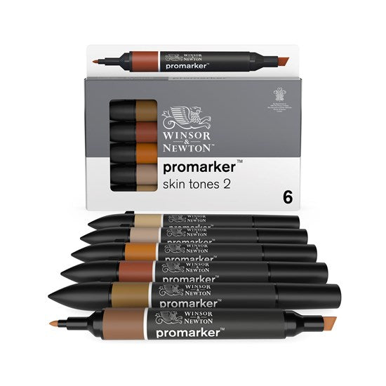 Ens. 6 marqueurs promarker tons chair #2