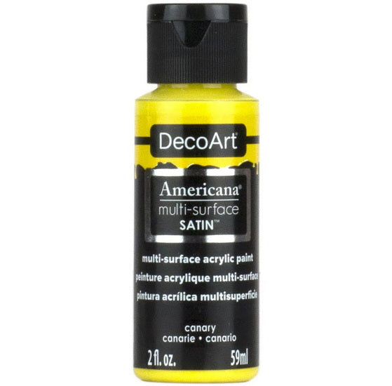 Acrylique  americana fini satiné canari - 60ml