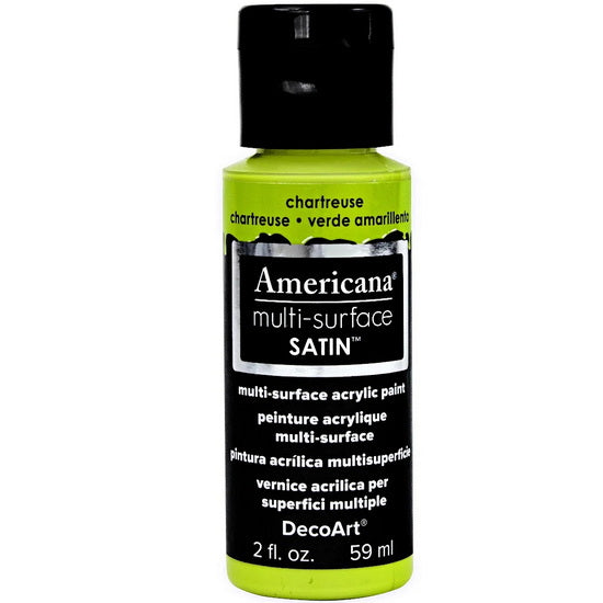 Acrylique  americana fini satiné chartreuse - 60ml