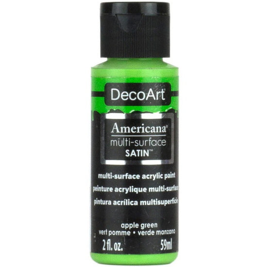 Acrylique  americana fini satiné vert pomme - 60ml