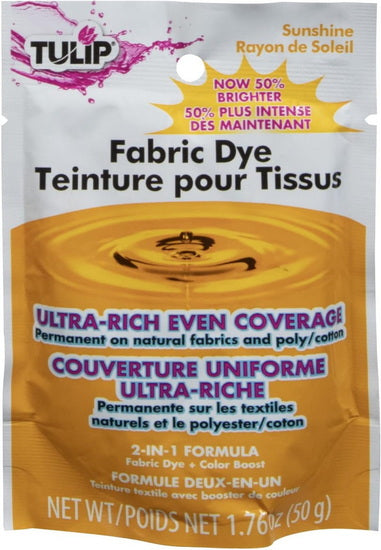Permanent Fabric Dye Yellow - 50G