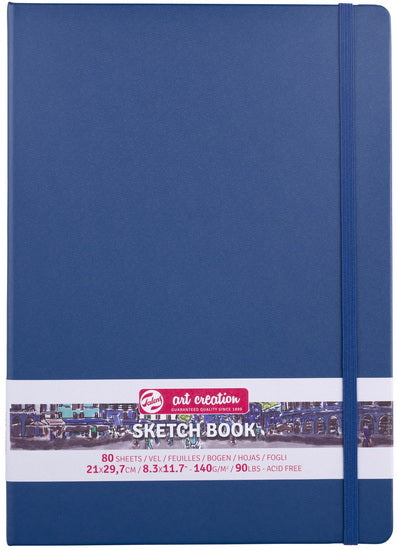 Carnet croquis art création bleu marine- 21x29cm