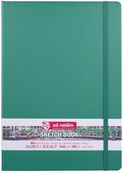 Carnet croquis art création vert forêt- 21x29cm