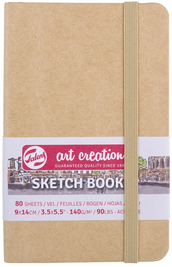 Carnet croquis art création  kraft - 9x14cm