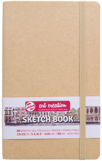 Carnet croquis art création  kraft - 13x21cm
