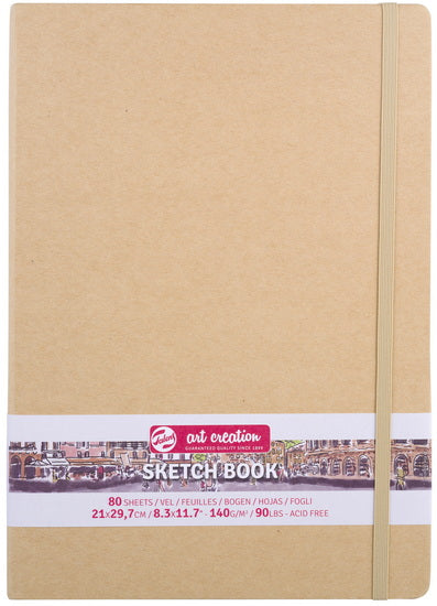 Carnet croquis art création kraft- 21x29cm