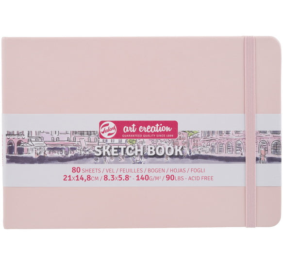 Sketchbook Art Creation  Pastel Pink- 21X14CM