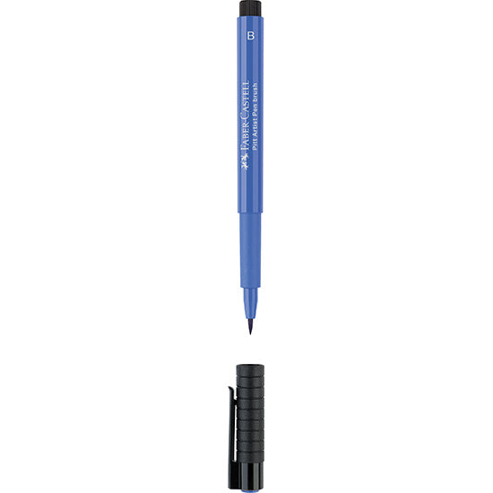 Marqueur pitt pointe pinceau bleu cobalt