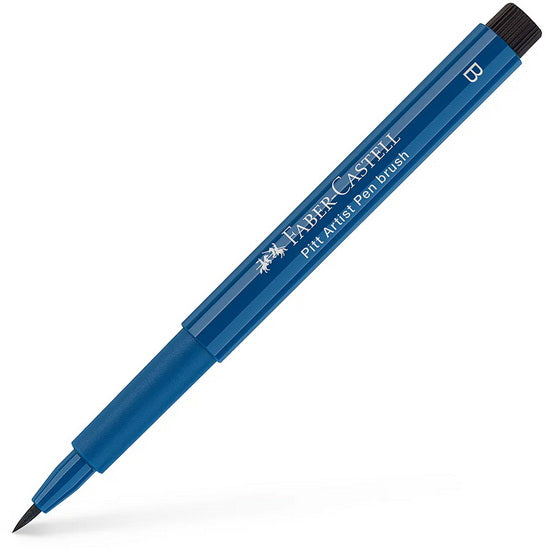Marqueur pitt pointe pinceau bleu indanthrène