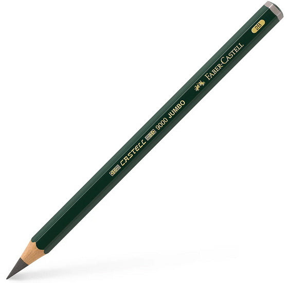 Crayon graphite large castell 9000 2b