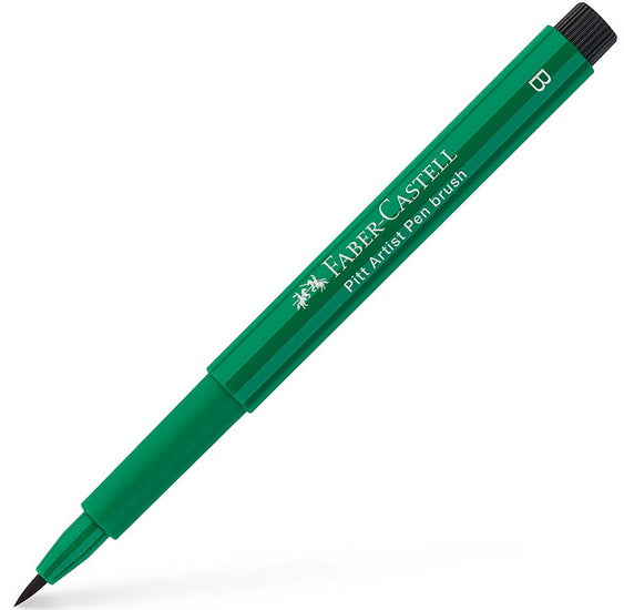 Marqueur pitt pointe pinceau vert phtalo foncé