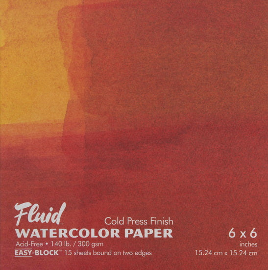 Watercolor pad - cp - 140lb - 6x6in (15s)