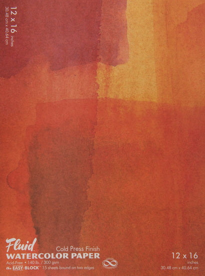 Watercolor pad - cp - 140lb - 12x16in (15s)