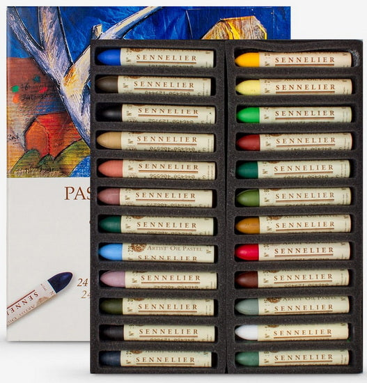 Oil pastels set - landscape (24)