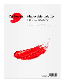 Disposable Paper Palette - 9 X 12 INCHES - WHITE