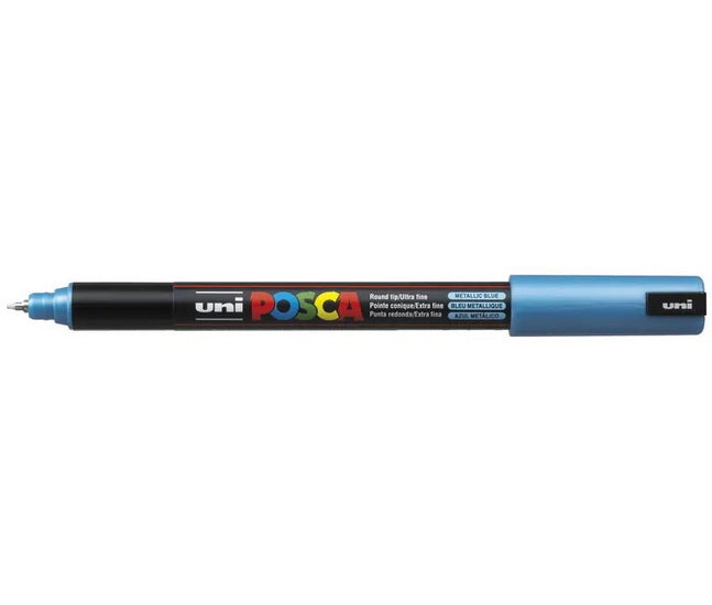 Marqueur posca stylo pc-1mr bleu métallique