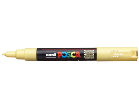 Marqueur posca stylo pc-1mr jaune paille
